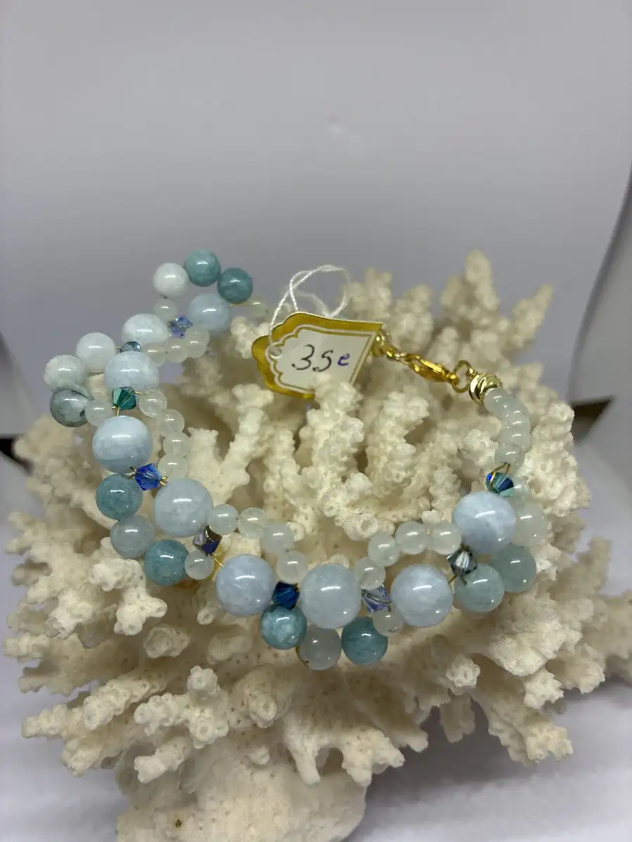 Bracelet aiguë marine