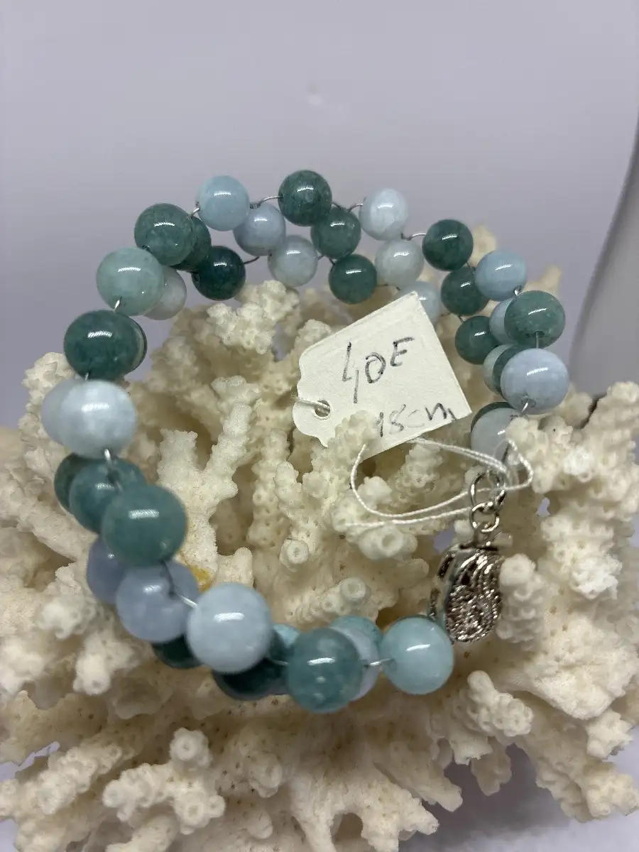 Bracelet aiguë marine