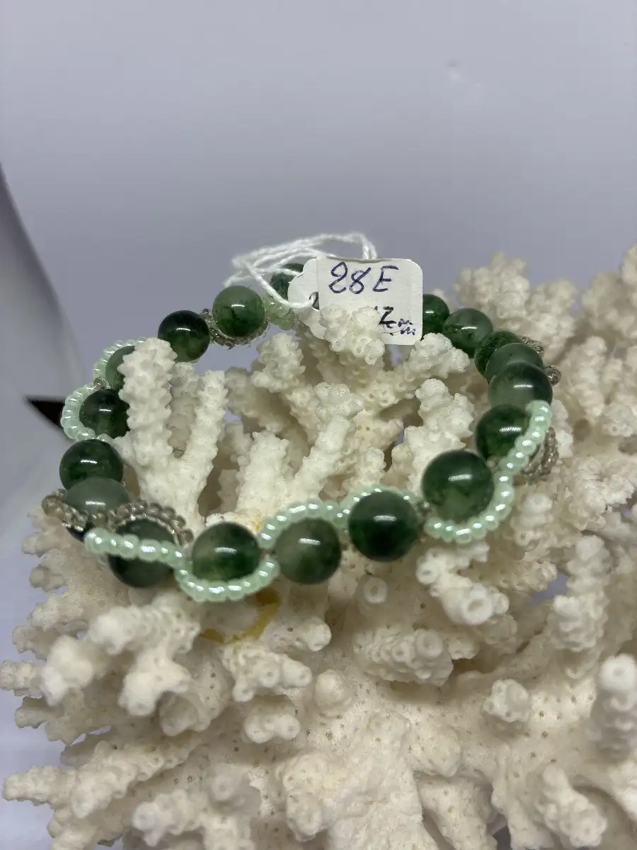 Bracelet agate mousse
