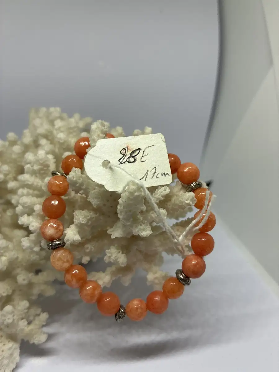 Bracelet orange - Calcite arange