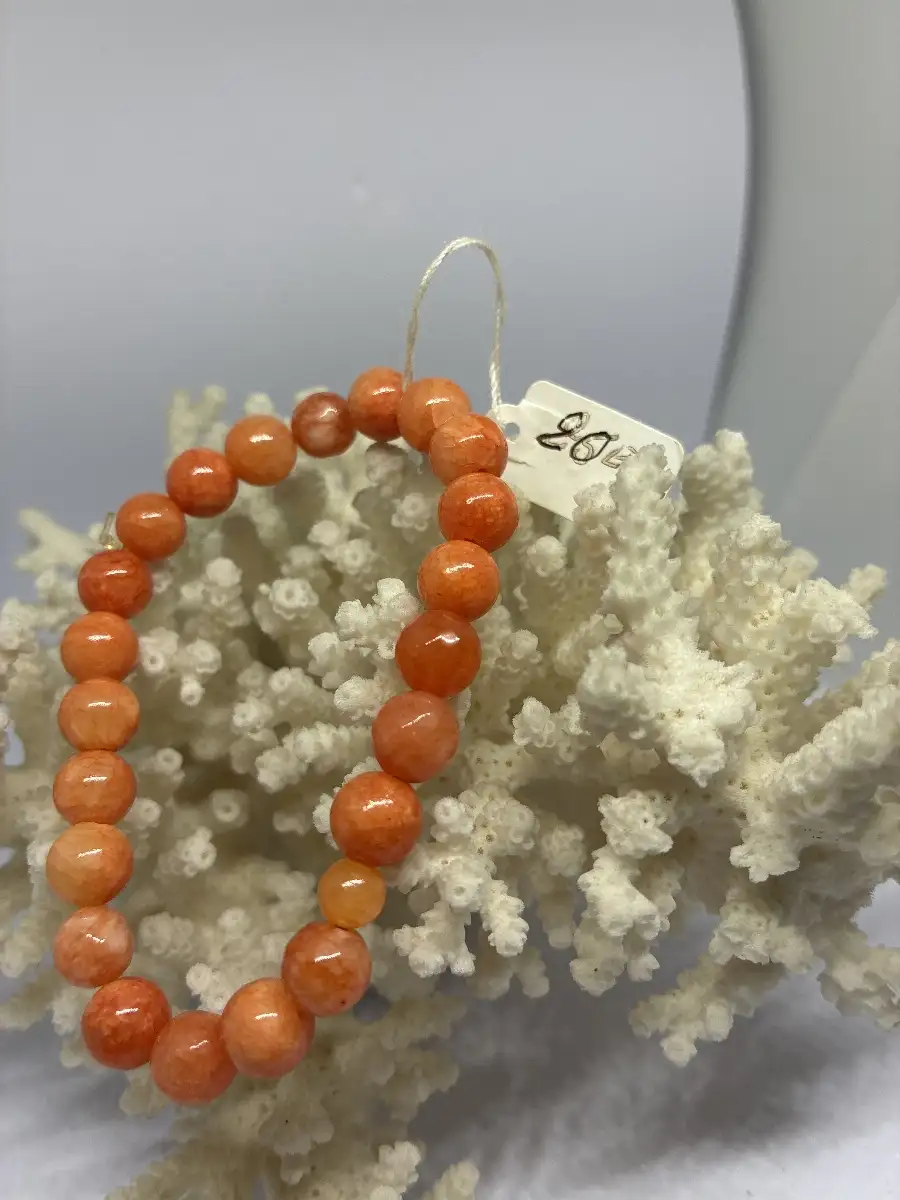 Bracelet orange - Calcite arange